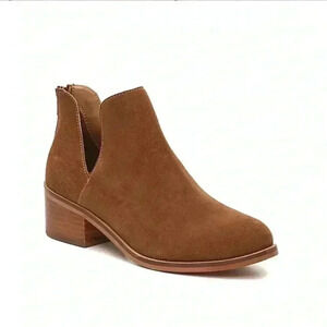 New Steve Madden Raisie Ankle Booties Suede Leather 8.5